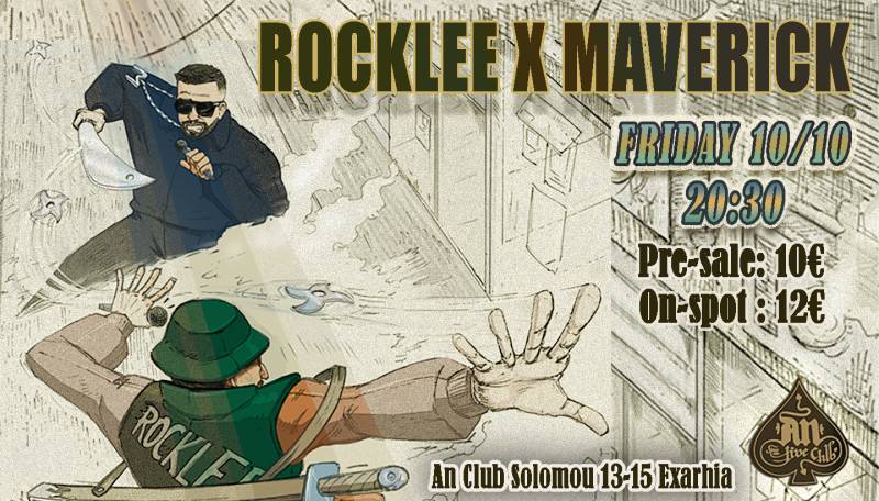 ROCKLEE X MAVERICK LIVE 10.10.2025 ΑΘΗΝΑ // ΑΝ club