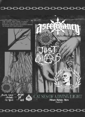 ASCENDANCY - Release Live Show w/ JUST CHAOS + ΑΝΩ ΘΡΩΣΚΩ | 22.03.2026 | An club!