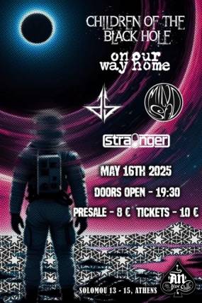 Children of the Black Hole / On our Way Home / Mindust / Dorothy’s Suicide / STRAiNGER | Παρασκευή 16 Μαΐου | AN CLUB