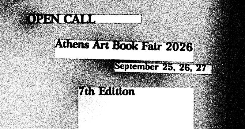 Ανοιχτή πρόσκληση συμμετοχών στο Athens Art Book Fair 2026 στο Καπνεργοστάσιο