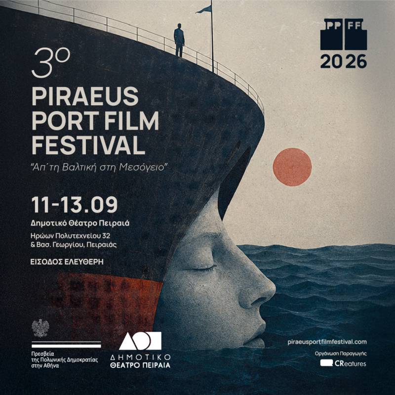 3ο PIRAEUS PORT FILM FESTIVAL | 11 - 13 ΣΕΠΤΕΜΒΡΙΟΥ 2026 | ΔΗΜΟΤΙΚΟ ΘΕΑΤΡΟ ΠΕΙΡΑΙΑ