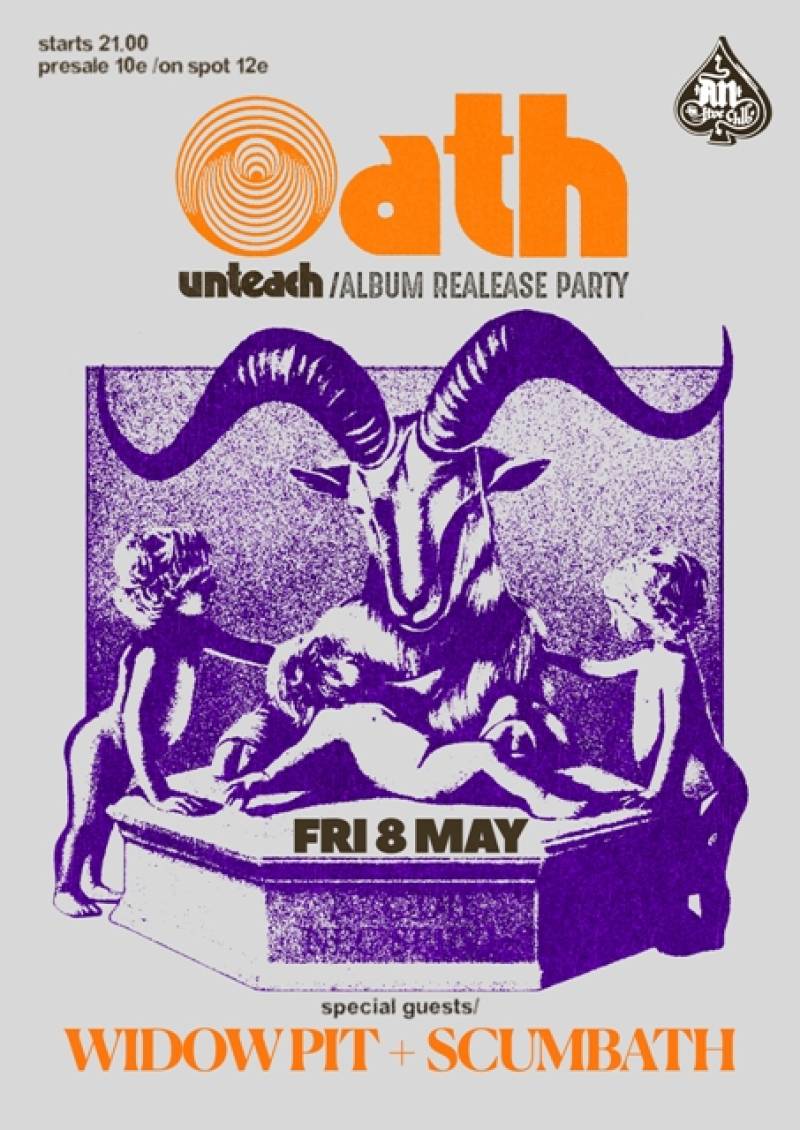 ΟΑΤΗ – UNTEACH ''Release Party'' | Special guests: Widow Pit, Scumbath | 08.05.2026 | AN CLUB
