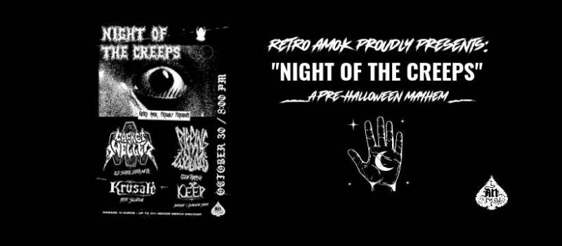 ''NIGHT OF THE CREEP'' - A Pre-Halloween Mayhem: Casket Dweller / Ripping Wounds / Krusale / The Keep | 30.10.2025 | An Club!