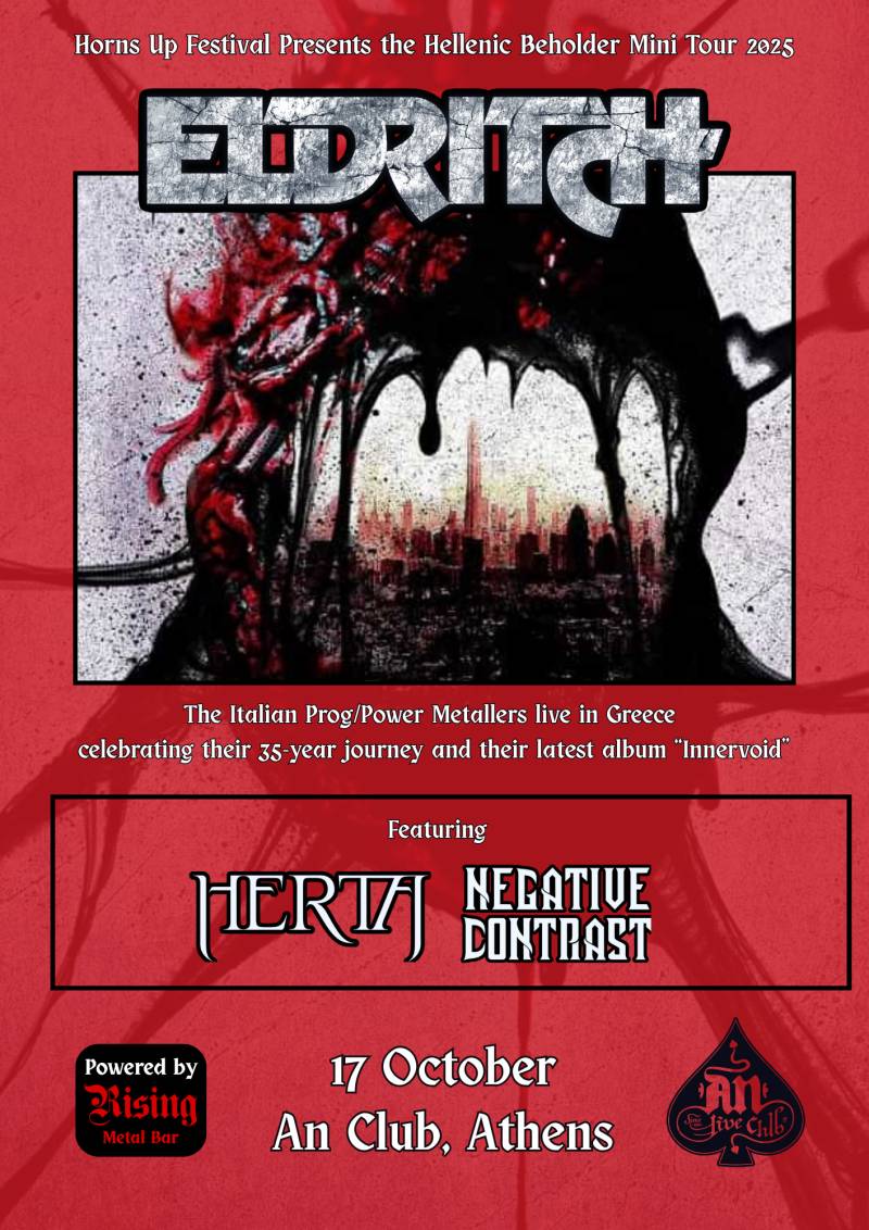 Eldritch - Herta - Negative Contrast | Live in Athens, 17 October 2025