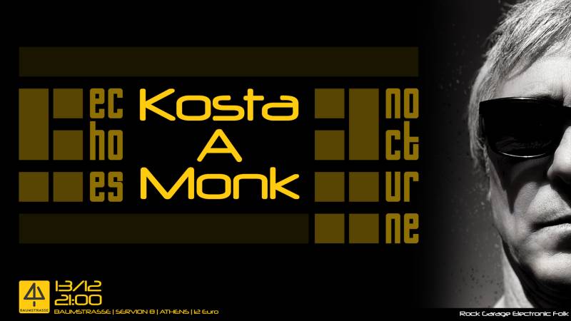 KOSTA  A MONK LIVE |13.12.2025 | LIVE στο BAUMSTRASSE