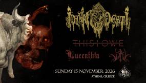 JEHOVAH ON DEATH / LUCENTHIA / THIS I OWE / VESPEL | 15.11.2026 | An club!