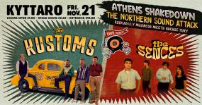 The KUSTOMS &amp; The SENCES Live | “ATHENS SHAKEDOWN” | 21 Νοεμβρίου 2025