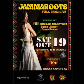 ‘’JΑΜΜΑROOTS (FULL BAND) LIVE & T.H.C. reggae selectors στο AN CLUB’’ το ΣΑΒΒΑΤΟ 19 ΟΚΤΩΒΡΙΟΥ