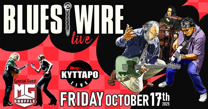 BLUES WIRE Live | Special Guest: MG SHUFFLE | 17.10.2025 Κύτταρο