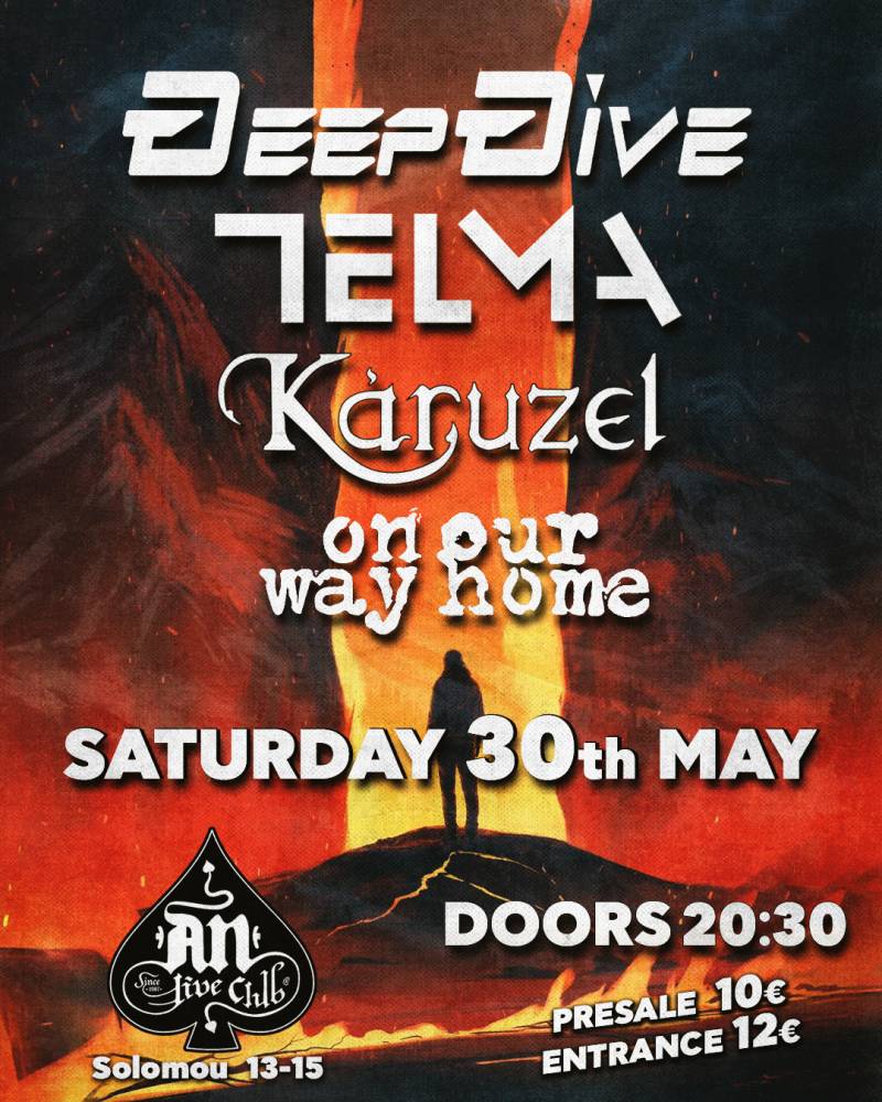 Deep Dive / Telma / Karuzel / On our Way Home | ΣΑΒΒΑΤΟ 30 ΜΑΙΟΥ | AN CLUB