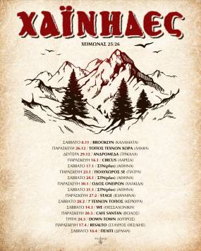 ΣΥΝΕΧΙΖΕΤΑΙ Η ΧΕΙΜΕΡΙΝΗ ΠΕΡΙΟΔΕΙΑ ΤΩΝ ΧΑΪΝΗΔΩΝ