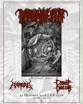 PHRENELITH (DK) with Rapture &amp; Casket Dweller Live at An Club 29.10.2026