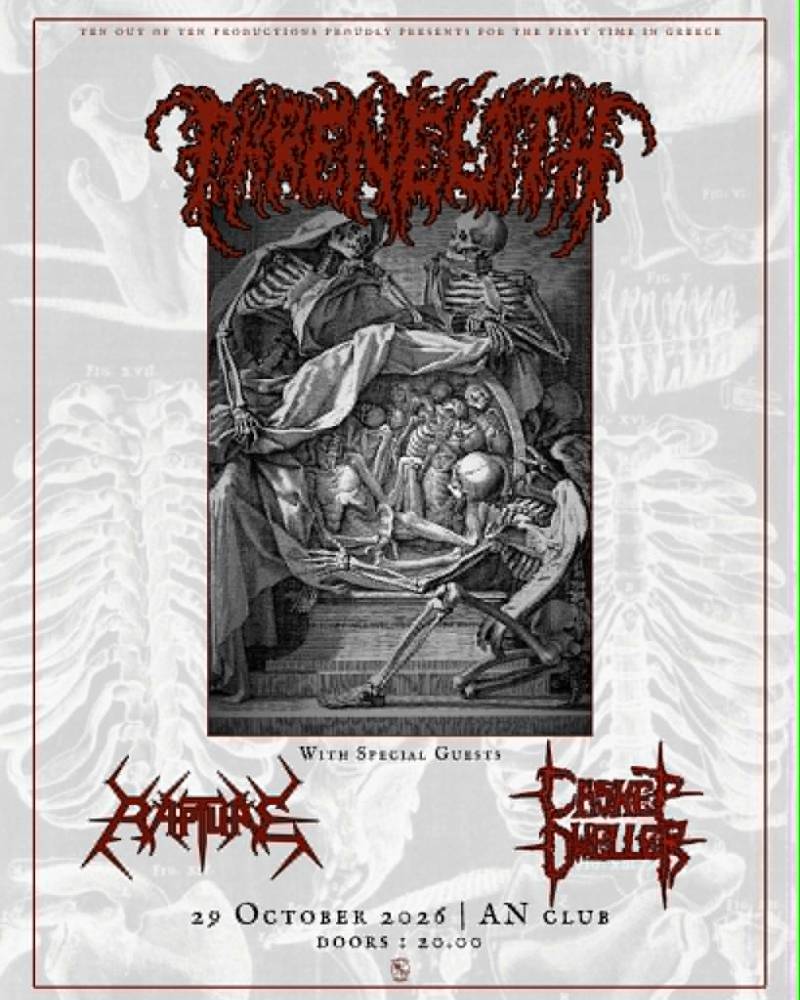 PHRENELITH (DK) with Rapture &amp; Casket Dweller Live at An Club 29.10.2026