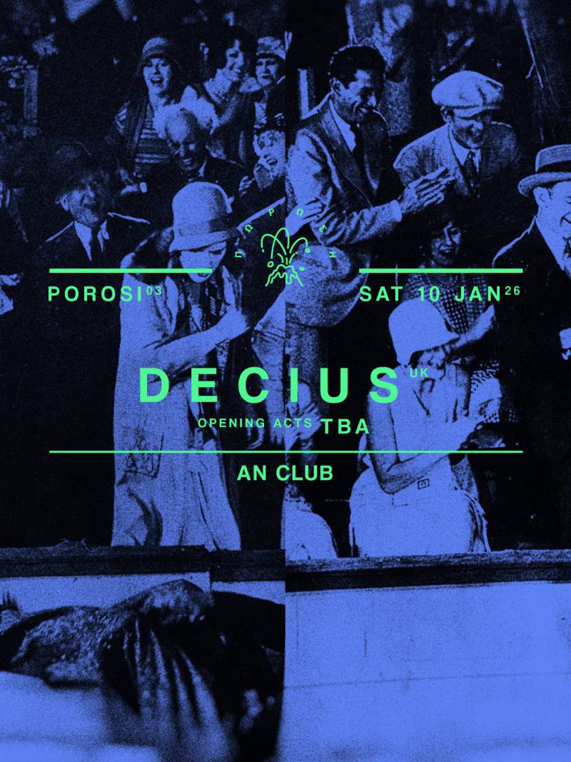 DECIUS | Opening Acts: Modern Ruin + Degear0001 | 10.01.2026 | AN CLUB