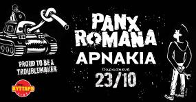 PANX ROMANA - ΑΡΝΑΚΙΑ «Ανταρσία στο στόμα του λύκου» LIVE στο ΚΥΤΤΑΡΟ