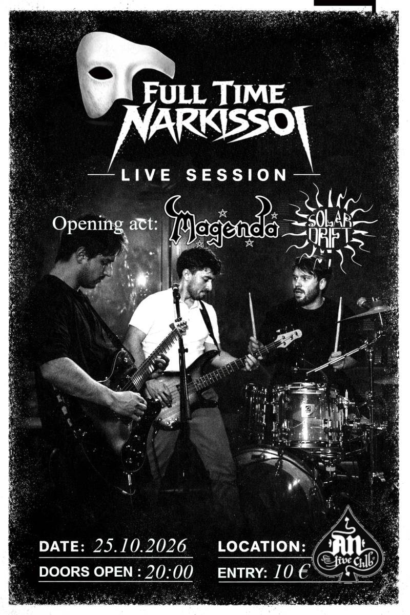 Full Time Narkissoi | Solar Drift | Magenta | 25.10.2026 | AN CLUB