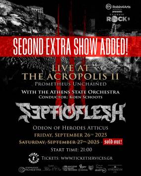 ΣΤΟ ΗΡΩΔΕΙΟ EXTRA SHOW ΓΙΑ ΤΟΥΣ SEPTICFLESH ΣΤΟ ΠΛΑΙΣΙΟ ΤΟΥ CLASSIC ROCK