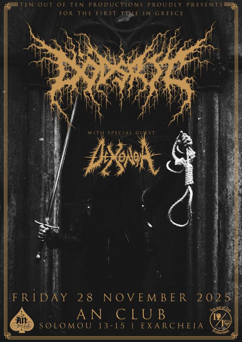 DÖDSRIT (SWE) with ΔΙΧΟΝΟΙΑ Live An Club | 28.11.2025