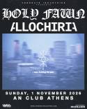 HOLY FAWN (USA) + Allochiria live at An Club ★ 01.11.26