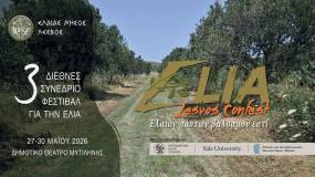 3rd ELIA Lesvos Confest / Διεθνές Συνέδριο - Φεστιβάλ για την Ελιά | Μυτιλήνη, 27–30 Μαΐου 2026